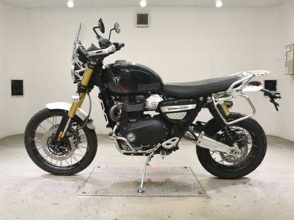 2025 Triumph Scrambler, чёрный - вид 5