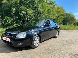 2014 Lada (ВАЗ) Priora I Рестайлинг, чёрный, 380000 рублей, вид 1