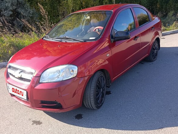 2009 Chevrolet Aveo I Рестайлинг, красный, 400000 рублей