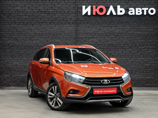 2018 Lada (ВАЗ) Vesta SW Cross I, оранжевый, 860000 рублей, вид 3
