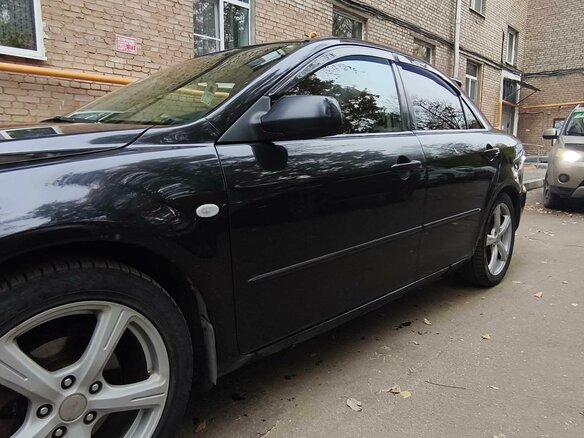 2006 Mazda 6 I (GG) Рестайлинг, чёрный - вид 5