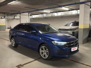 2022 Volkswagen Polo VI, синий, 2100000 рублей, вид 3