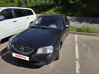 2004 Hyundai Accent ТагАЗ II, чёрный, 200000 рублей, вид 1