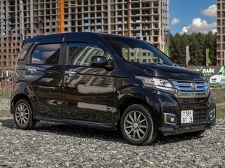 2017 Honda N-WGN I Рестайлинг, чёрный, 869000 рублей, вид 4
