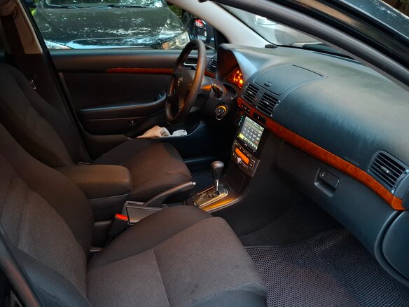 2007 Toyota Avensis II Рестайлинг, чёрный - вид 6