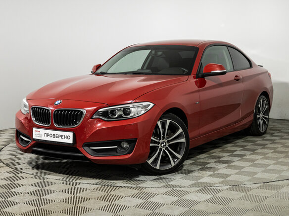 2014 BMW 2 серии 220i F22, красный, 1899700 рублей