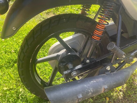 2021 Bajaj Boxer BM 150X, чёрный, 80000 рублей - вид 17