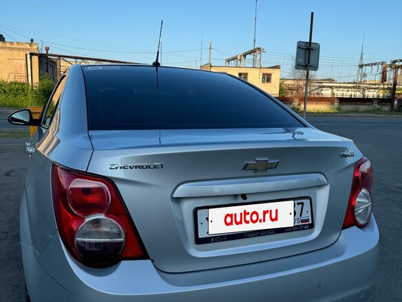 2012 Chevrolet Aveo II, серебристый, 650000 рублей - вид 6