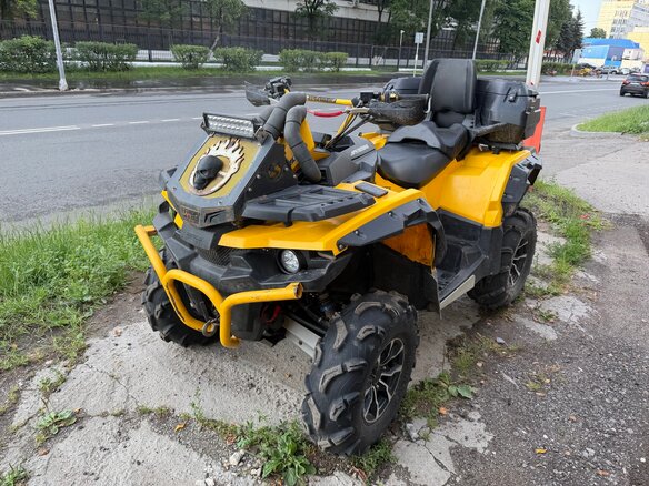 2021 Stels ATV-650 Guepard Trophy, жёлтый, 680000 рублей - вид 17