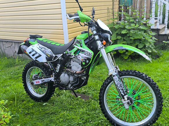 1999 Kawasaki KLX 250, зелёный, 250000 рублей - вид 14