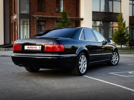 2001 Audi A8 I (D2) Рестайлинг, чёрный, 1050000 рублей, вид 3