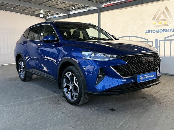 2023 Haval F7 I Рестайлинг, синий - вид 6
