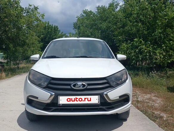 2019 Lada (ВАЗ) Granta I Рестайлинг, белый, 700000 рублей - вид 1