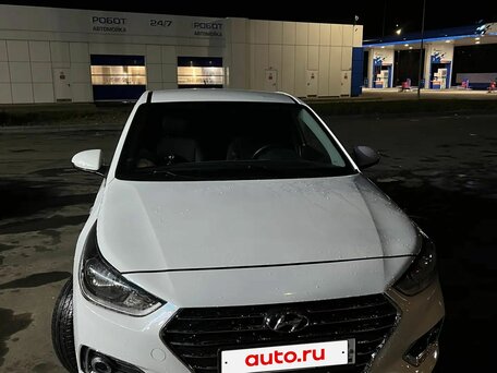 2017 Hyundai Solaris II, белый, 800000 рублей, вид 3