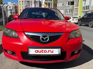 2007 Mazda 3 I (BK) Рестайлинг, красный, 590000 рублей, вид 1