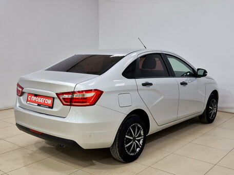 2018 Lada (ВАЗ) Vesta I, серебристый, 665000 рублей, вид 4