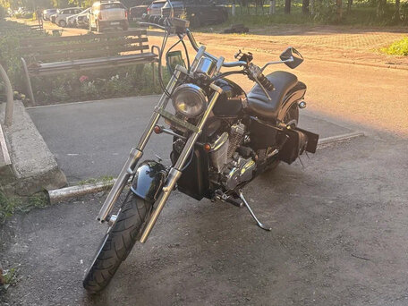 1997 Honda Steed 400, чёрный, 330000 рублей, вид 4