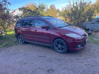 2008 Mazda 5 I (CR) Рестайлинг, красный, 650000 рублей, вид 3