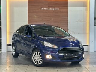 2015 Ford Fiesta Mk6 Рестайлинг, синий, 829990 рублей, вид 3