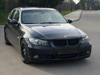 2007 BMW 3 серии 325i V (E90/E91/E92/E93), чёрный, 745000 рублей, вид 4
