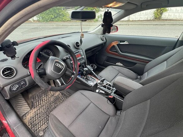 2007 Audi A3 II (8P) Рестайлинг 1, красный, 507000 рублей - вид 4