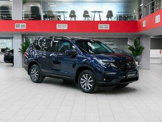 2018 Honda Pilot III Рестайлинг, синий, 3150000 рублей, вид 3
