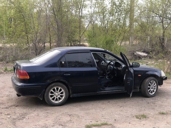 1997 Honda Civic Ferio II, синий, 210000 рублей - вид 7