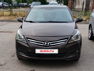 2016 Hyundai Solaris I Рестайлинг, коричневый, 800000 рублей, вид 1