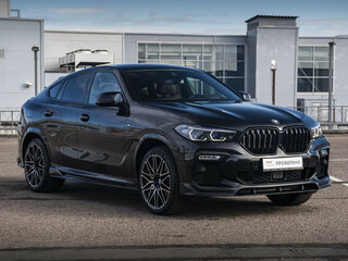 2021 BMW X6 40d III (G06), чёрный, 7640000 рублей, вид 3