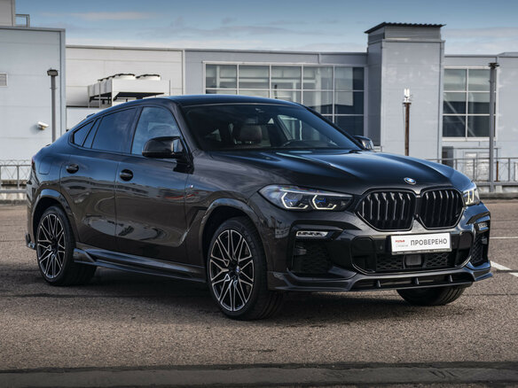 2021 BMW X6 40d III (G06), чёрный - вид 2