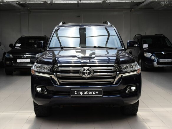 2017 Toyota Land Cruiser 200 Series Рестайлинг 2, синий, 5750000 рублей - вид 1