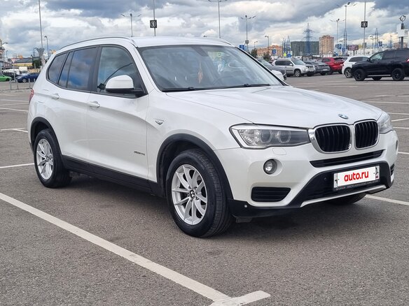 2014 BMW X3 20i xDrive II (F25) Рестайлинг, белый, 1699000 рублей - вид 2