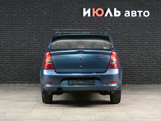 2011 Renault Logan I Рестайлинг, синий, 400000 рублей, вид 2