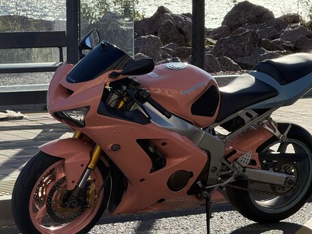 2005 Kawasaki ZX-6R Ninja, розовый, 490000 рублей, вид 3
