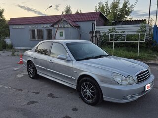 2007 Hyundai Sonata ТагАЗ IV (EF) Рестайлинг, серебристый, 410000 рублей, вид 3
