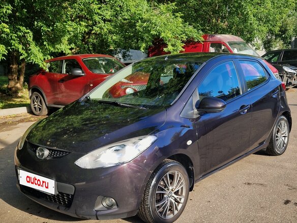 2008 Mazda 2 II (DE), пурпурный