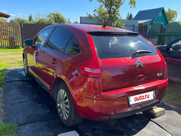 2009 Citroen C4 I Рестайлинг, красный - вид 2