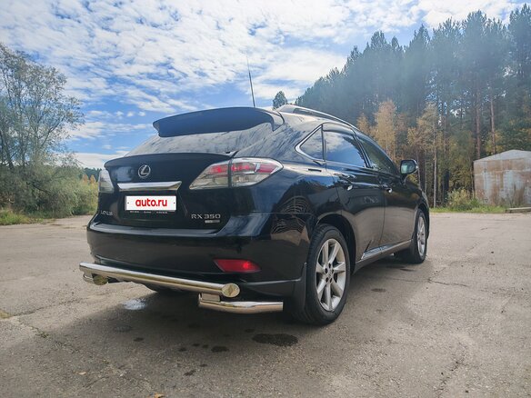 2009 Lexus RX 350 III, чёрный - вид 10