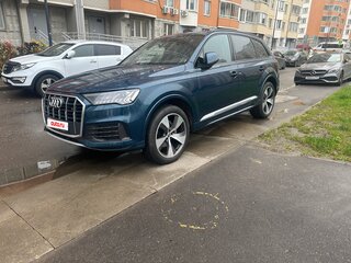 2020 Audi Q7 45 TDI II (4M) Рестайлинг, синий, 6649000 рублей, вид 1
