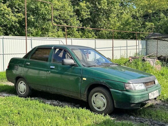 1998 Lada (ВАЗ) 2110, зелёный, 120000 рублей - вид 2