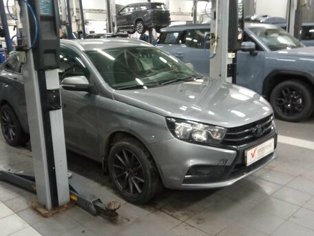 2020 Lada (ВАЗ) Vesta SW I, серый, 1071200 рублей, вид 2
