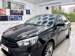 2017 Lada (ВАЗ) Vesta I, чёрный, 750000 рублей, вид 1