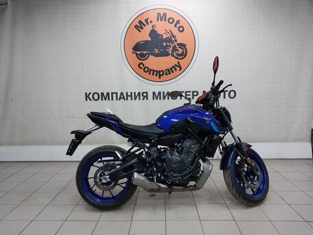 2024 Yamaha MT-07 (FZ-07), синий, 965000 рублей, вид 1