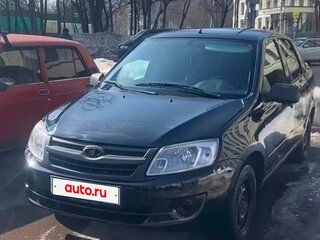 2013 Lada (ВАЗ) Granta I, синий, 450000 рублей, вид 1