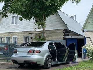 2006 Mazda 6 I (GG) Рестайлинг, серебристый, 750000 рублей, вид 4