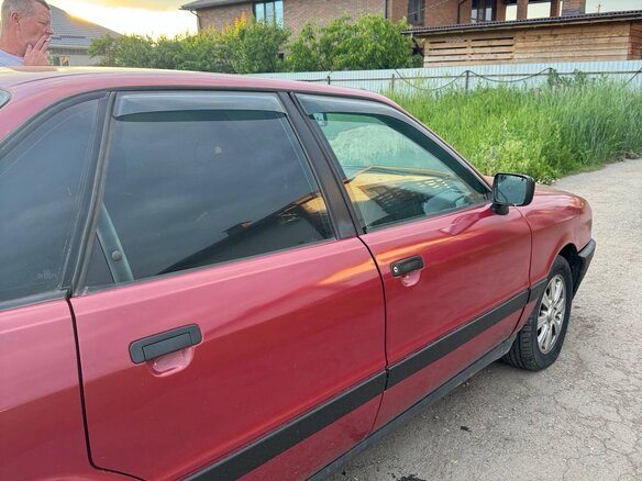 1989 Audi 80 IV (B3), красный - вид 3