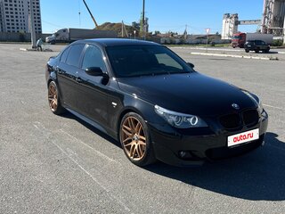 2008 BMW 5 серии 525xd V (E60/E61) Рестайлинг, чёрный, 2200000 рублей, вид 2