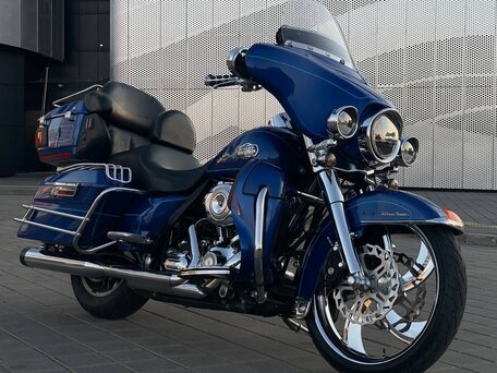 2009 Harley-Davidson Electra Glide, синий, 700000 рублей, вид 1