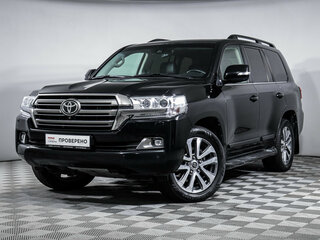 2017 Toyota Land Cruiser 200 Series Рестайлинг 2, чёрный, 5898000 рублей, вид 1