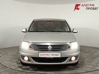 2012 Renault Logan I Рестайлинг, серебристый, 635000 рублей, вид 2